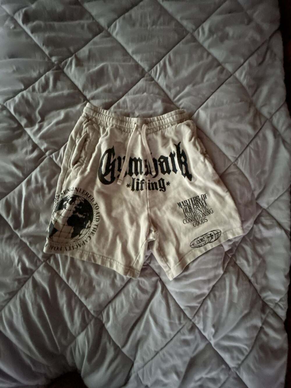 Gymshark Graphic Print Sweat Shorts Size S
